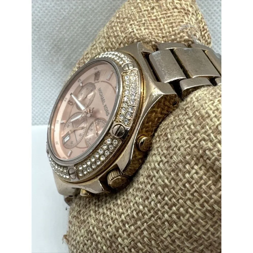 Michael Kors MK5450 Women's Rose Gold Stainless Steel Analog Dial Watch JNA849